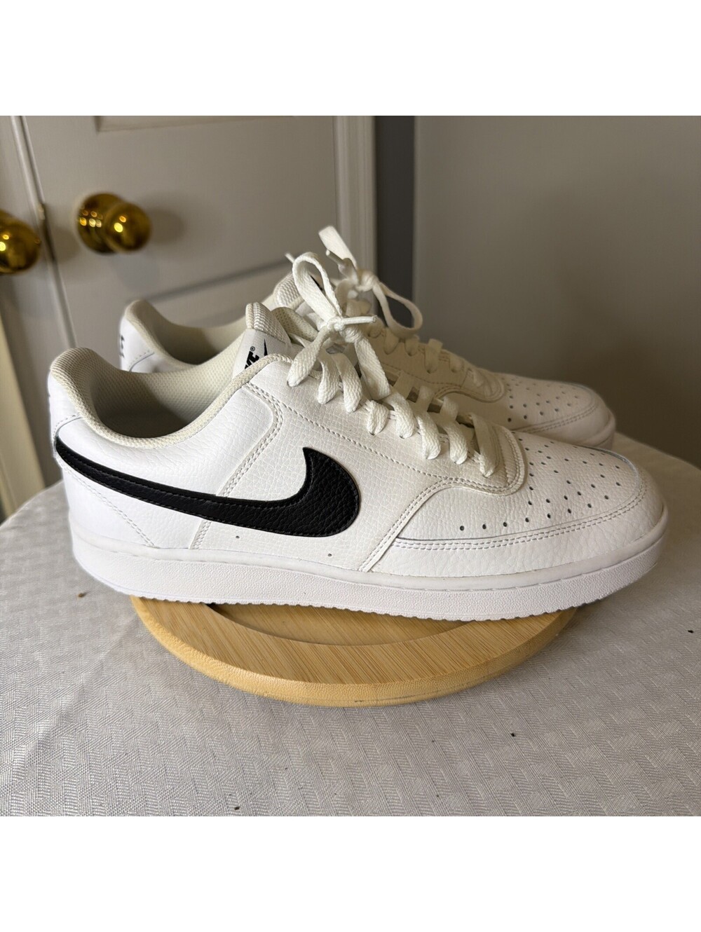 NIKE COURT VISION LO CD5463-101 WHITE/BLACK-WHITE MENS SNEAKER